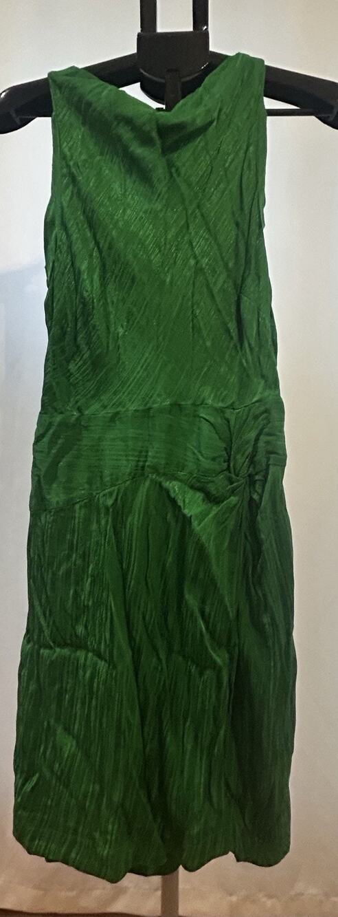 NWT TOPSHOP Women's Green Dress - Size 8